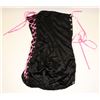 Image 1 : PEECABOO 1PC WOMENS BLACK & PINK LACE UP