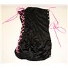 Image 1 : PEECABOO 1PC WOMENS BLACK & PINK LACE UP