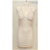 Image 1 : PEECABOO 2PC WOMENS WHITE ADULT COCKTAIL