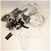 Image 1 : SMALL BOX OF ASSORTED BLACK/ WHITE WOMENS THONGS
