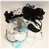 Image 1 : SMALL BOX OF ASSORTED BLACK,WHITE, BLUE &