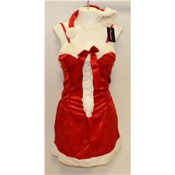 PEECABOO 2PC WOMENS ADULT THEMED RED SANTA COSTUME