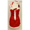 Image 1 : PEECABOO 2PC WOMENS ADULT THEMED RED SANTA COSTUME