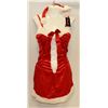 Image 1 : PEECABOO 2PC WOMENS ADULT THEMED RED SANTA COSTUME
