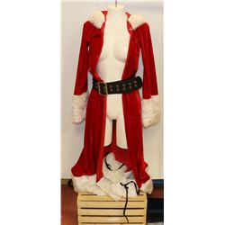 PEECABOO 4PC WOMENS ADULT THEMED RED SANTA COSTUME