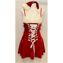 PEECABOO 2PC WOMENS ADULT THEMED RED SANTA COSTUME
