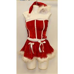 PEECABOO 4PC WOMENS ADULT THEMED RED SANTA COSTUME
