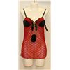 Image 1 : PEECABOO 2PC WOMENS RED & BLACK INTIMATE