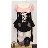 Image 1 : PEECABOO 3PC WOMENS ADULT COSTUME; BLACK & PINK