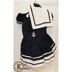 PEECABOO 3PC WOMENS ADULT COSTUME; NAVY BLUE