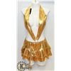 Image 1 : PEECABOO PC WOMENS GOLD ADULT COCKTAIL DRESS W/