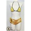 Image 1 : PEECABOO 2PC WOMENS GOLD/ SILVER ADULT BIKINI