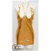 Image 1 : PEECABOO 2PC WOMENS GOLD ADULT COCKTAIL DRESS