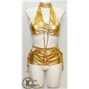 Image 1 : PEECABOO 3PC WOMENS GOLD ADULT BIKINI STYLE
