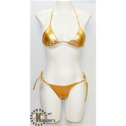 PEECABOO 2PC WOMENS GOLD ADULT BIKINI