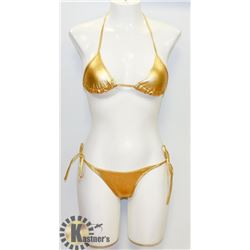 PEECABOO 2PC WOMENS GOLD ADULT BIKINI