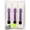 Image 1 : BUNDLE OF 3 DRAGON BAR TEXTURED VIBRATORS;