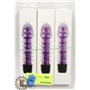 Image 1 : BUNDLE OF 3 DRAGON BAR TEXTURED VIBRATORS;