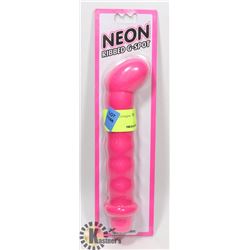 PIPEDREAM NEON RIBBED G-SPOT WOMENS VIBRATOR; PINK