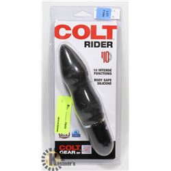 COLT RIDER SILICONE VIBRATOR W/ 10 FUNCTIONS