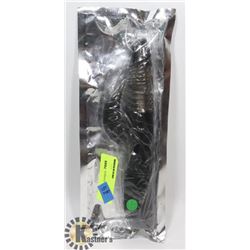 BLACK BEADED 2 IN 1 VIBRATING DILDO & ANAL