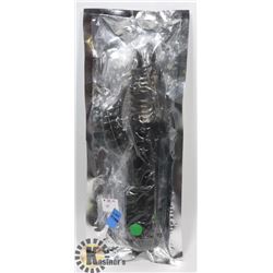 BLACK BEADED 2 IN 1 VIBRATING DILDO & ANAL