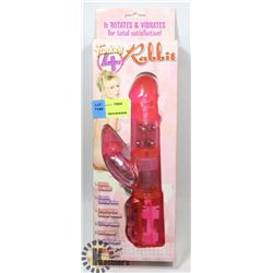 FANTASY 4 RABBIT VIBRATOR; 4 SPEED/ LED READ OUT/