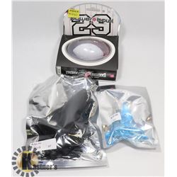 BAG OF 3 BUTT PLUGS & SPORTS THEMED