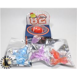 BAG OF 3 BUTT PLUGS & SPORTS THEMED