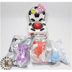 BAG OF 3 BUTT PLUGS & SPORTS THEMED