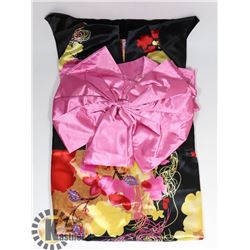 PEECABOO 2PC KIMONO STYLE ADULT TOP W/ BOW;