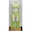 Image 1 : PEECABOO 3PC WOMENS LIME GREEN INTIMATE