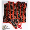 Image 1 : PEECABOO 2PC WOMENS BLACK & RED FLAME