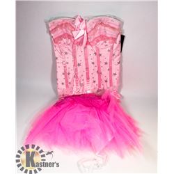 PEECABOO 3PC WOMENS PINK W/ SILVER STARS