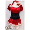Image 1 : PEECABOO 3PC WOMENS RED SANTA THEMED COSTUME.