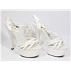 Image 1 : HIGHEST HEEL COLLECTION TESS- WOMENS WHITE OPEN