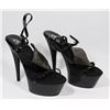 Image 1 : VIVID STAR-400 WOMENS BLACK STRAPPED OPEN TOE