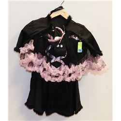 PEECABOO 7PC WOMENS ADULT COSTUME;  BLACK & PINK