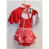 Image 1 : PEECABOO 2PC WOMENS ADULT COSTUME;  RED & WHITE