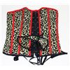 Image 1 : PEECABOO 2PC WOMENS CHEETAH PRINT, RED & BLACK
