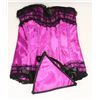 Image 1 : PEECABOO 2PC WOMENS PURPLE & BLACK LACE