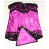 Image 1 : PEECABOO 3PC WOMENS PURPLE & BLACK LACE