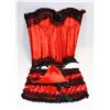 Image 1 : PEECABOO 2PC WOMENS RED & BLACK LACE