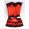 Image 1 : PEECABOO 2PC WOMENS RED & BLACK LACE