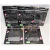 Image 1 : DAI SHI LIN BUNDLE OF 5 BLACK FISHNET & LACE