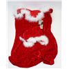 Image 1 : PEECABOO 3PC WOMENS RED SANTA THEMED ADULT COSTUME