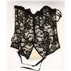 Image 1 : PEECABOO 2PC WOMENS SILVER & BLACK LACE