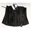 Image 1 : PEECABOO 2PC WOMENS BLACK SATIN STYLE