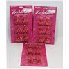 Image 1 : BUNDLE OF 3 6PK MINI PECKER PARTY CANDLES