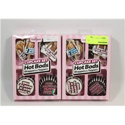 2PK OF 24 PC ADULT NOVELTY CUP CAKE SETS; HOT BODS